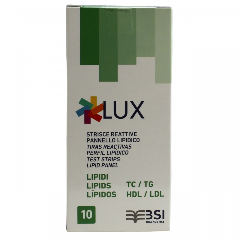 LUX meter lipidų juostelės N10