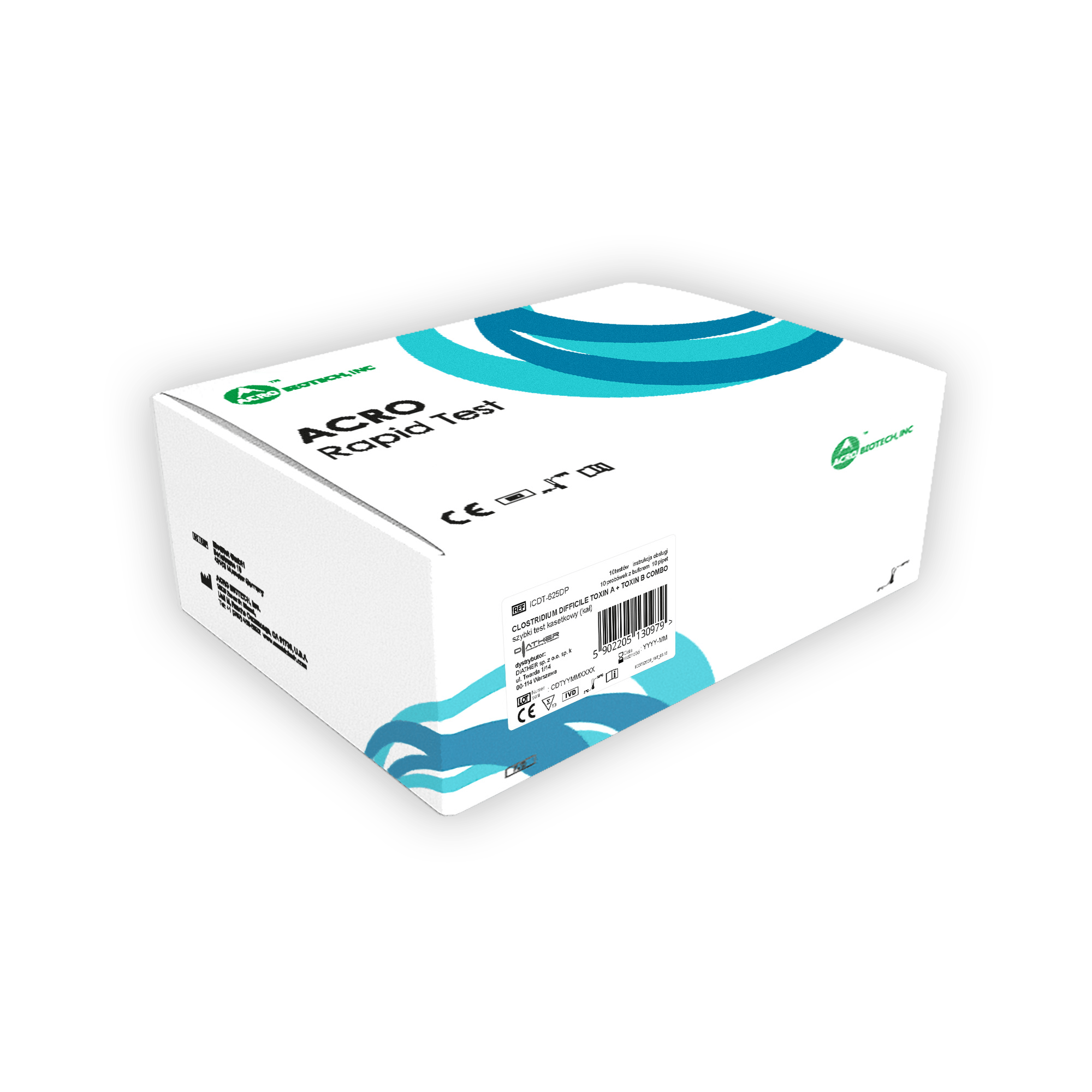 Acro C.difficile toksino A/B nustatymo testai ® (10 vnt.)