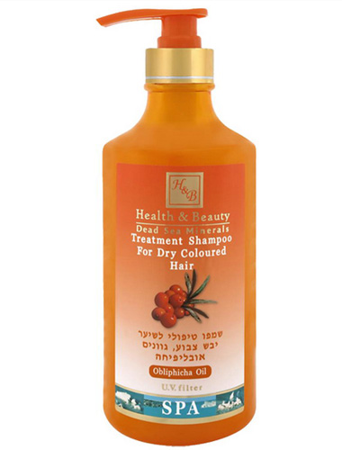 H&B Šampūnas dažytiems plaukams su šaltalankiais 780ml