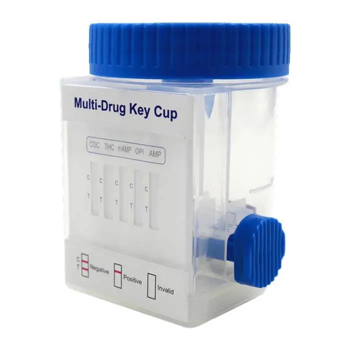 1-STEP Multi-Drug 14 narkotikų greitojo testo indelis su KEY funkcija (1 testas) REF DOA-1147-B2